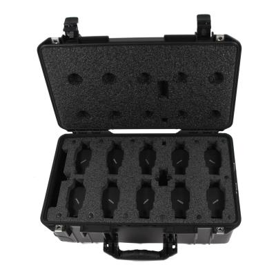 spartan 730 and 730is case for ten dosimeter kit that include ten wireless chargers & type a plug for use in north america. spartan 730 dosimeters and cal150 not included